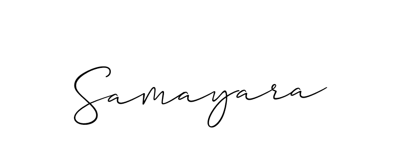 How to Draw Samayara signature style? Allison_Script is a latest design signature styles for name Samayara. Samayara signature style 2 images and pictures png