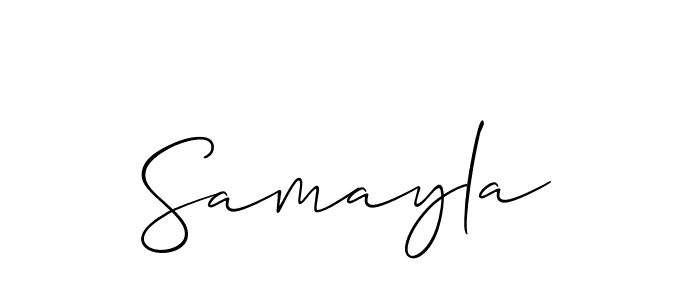 Once you've used our free online signature maker to create your best signature Allison_Script style, it's time to enjoy all of the benefits that Samayla name signing documents. Samayla signature style 2 images and pictures png