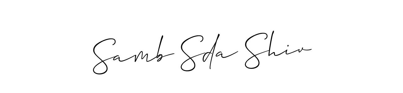Here are the top 10 professional signature styles for the name Samb Sda Shiv. These are the best autograph styles you can use for your name. Samb Sda Shiv signature style 2 images and pictures png