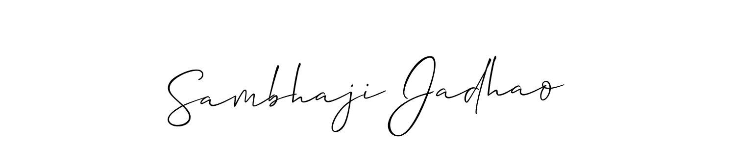 Check out images of Autograph of Sambhaji Jadhao name. Actor Sambhaji Jadhao Signature Style. Allison_Script is a professional sign style online. Sambhaji Jadhao signature style 2 images and pictures png