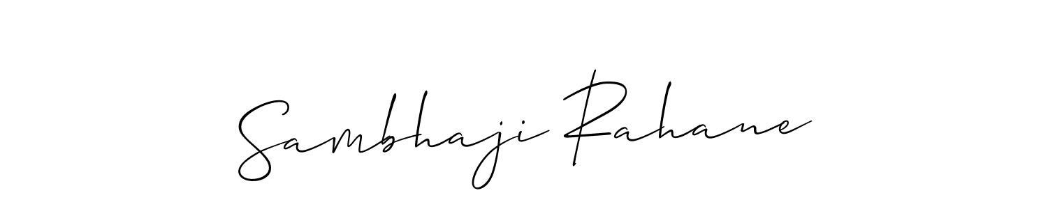 You can use this online signature creator to create a handwritten signature for the name Sambhaji Rahane. This is the best online autograph maker. Sambhaji Rahane signature style 2 images and pictures png