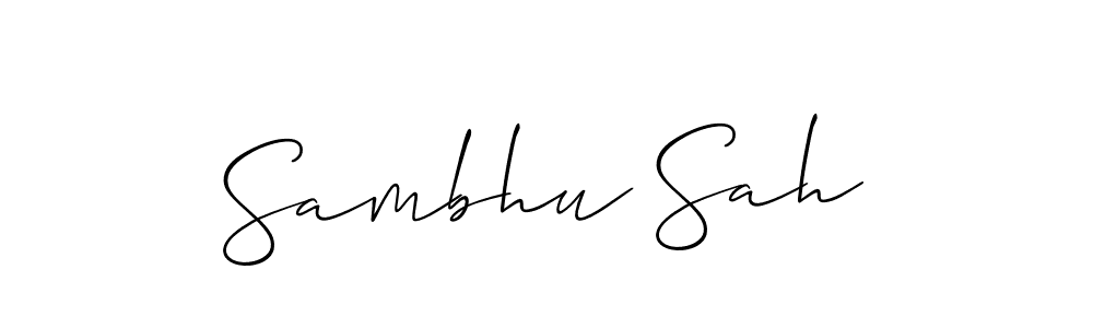 Similarly Allison_Script is the best handwritten signature design. Signature creator online .You can use it as an online autograph creator for name Sambhu Sah. Sambhu Sah signature style 2 images and pictures png