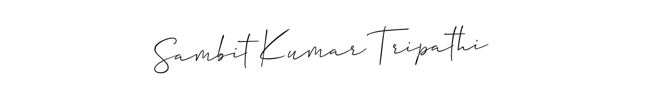 Make a beautiful signature design for name Sambit Kumar Tripathi. With this signature (Allison_Script) style, you can create a handwritten signature for free. Sambit Kumar Tripathi signature style 2 images and pictures png