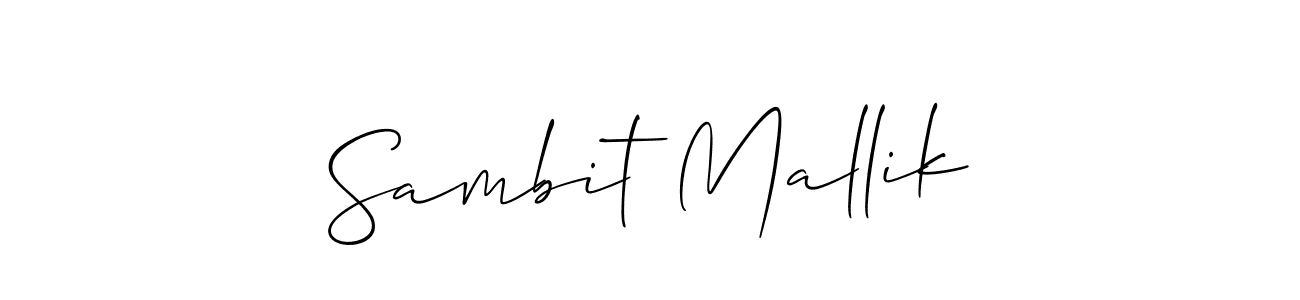 Also You can easily find your signature by using the search form. We will create Sambit Mallik name handwritten signature images for you free of cost using Allison_Script sign style. Sambit Mallik signature style 2 images and pictures png