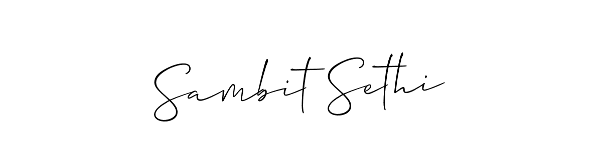 if you are searching for the best signature style for your name Sambit Sethi. so please give up your signature search. here we have designed multiple signature styles  using Allison_Script. Sambit Sethi signature style 2 images and pictures png