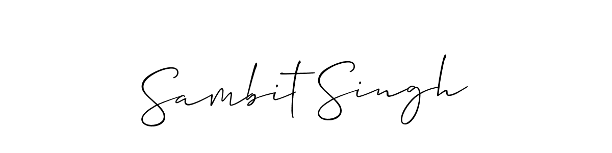 Once you've used our free online signature maker to create your best signature Allison_Script style, it's time to enjoy all of the benefits that Sambit Singh name signing documents. Sambit Singh signature style 2 images and pictures png
