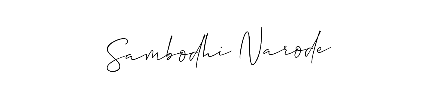 See photos of Sambodhi Narode official signature by Spectra . Check more albums & portfolios. Read reviews & check more about Allison_Script font. Sambodhi Narode signature style 2 images and pictures png