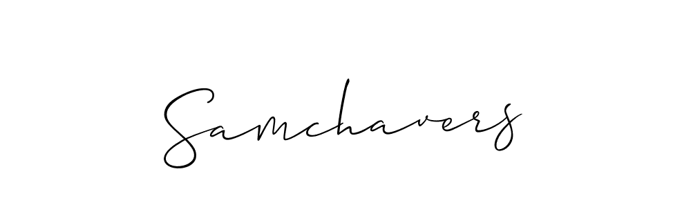 This is the best signature style for the Samchavers name. Also you like these signature font (Allison_Script). Mix name signature. Samchavers signature style 2 images and pictures png