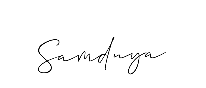Samdnya stylish signature style. Best Handwritten Sign (Allison_Script) for my name. Handwritten Signature Collection Ideas for my name Samdnya. Samdnya signature style 2 images and pictures png
