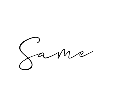 Best and Professional Signature Style for Same. Allison_Script Best Signature Style Collection. Same signature style 2 images and pictures png