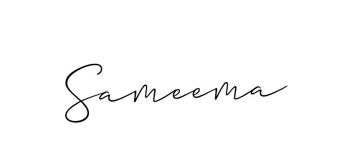 Make a beautiful signature design for name Sameema. Use this online signature maker to create a handwritten signature for free. Sameema signature style 2 images and pictures png