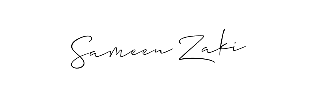 Make a short Sameen Zaki signature style. Manage your documents anywhere anytime using Allison_Script. Create and add eSignatures, submit forms, share and send files easily. Sameen Zaki signature style 2 images and pictures png