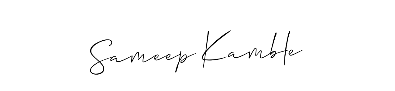 Also You can easily find your signature by using the search form. We will create Sameep Kamble name handwritten signature images for you free of cost using Allison_Script sign style. Sameep Kamble signature style 2 images and pictures png