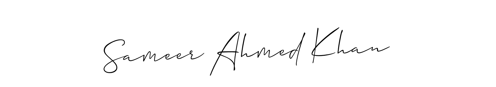 You can use this online signature creator to create a handwritten signature for the name Sameer Ahmed Khan. This is the best online autograph maker. Sameer Ahmed Khan signature style 2 images and pictures png