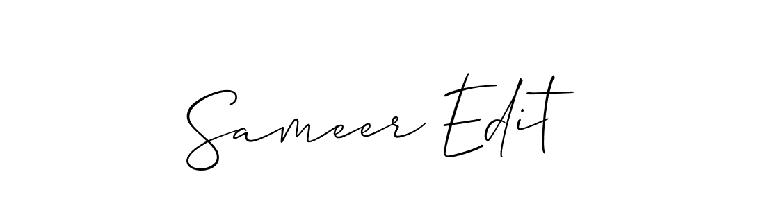 Check out images of Autograph of Sameer Edit name. Actor Sameer Edit Signature Style. Allison_Script is a professional sign style online. Sameer Edit signature style 2 images and pictures png