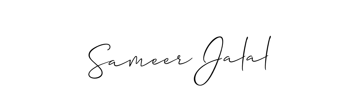 Once you've used our free online signature maker to create your best signature Allison_Script style, it's time to enjoy all of the benefits that Sameer Jalal name signing documents. Sameer Jalal signature style 2 images and pictures png