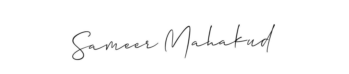 Make a beautiful signature design for name Sameer Mahakud. Use this online signature maker to create a handwritten signature for free. Sameer Mahakud signature style 2 images and pictures png