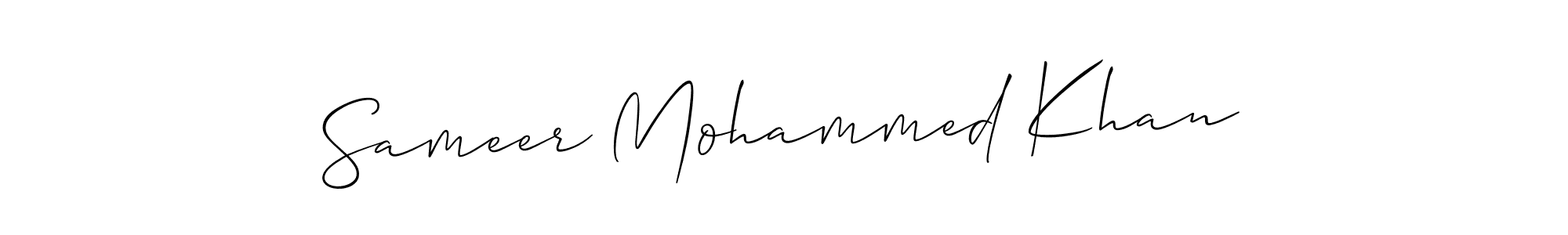 Similarly Allison_Script is the best handwritten signature design. Signature creator online .You can use it as an online autograph creator for name Sameer Mohammed Khan. Sameer Mohammed Khan signature style 2 images and pictures png