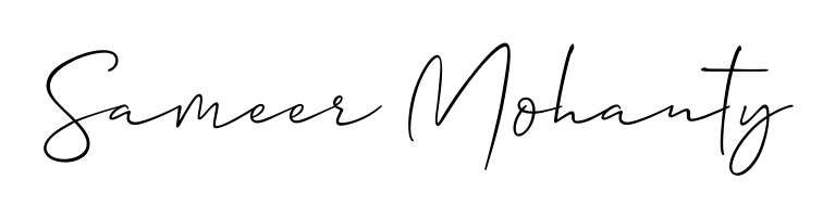 Express your personality with a custom Sameer Mohanty signature crafted with Allison_Script typography. Free transparent PNG download available. Sameer Mohanty signature style 2 images and pictures png