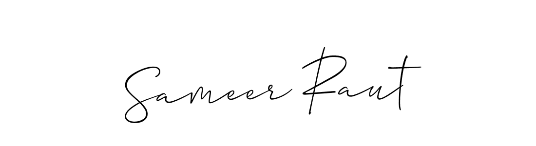 Best and Professional Signature Style for Sameer Raut. Allison_Script Best Signature Style Collection. Sameer Raut signature style 2 images and pictures png