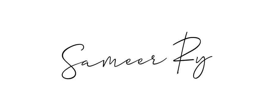 Make a beautiful signature design for name Sameer Ry. Use this online signature maker to create a handwritten signature for free. Sameer Ry signature style 2 images and pictures png