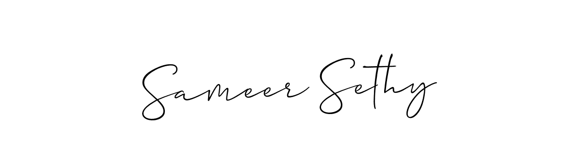 You can use this online signature creator to create a handwritten signature for the name Sameer Sethy. This is the best online autograph maker. Sameer Sethy signature style 2 images and pictures png