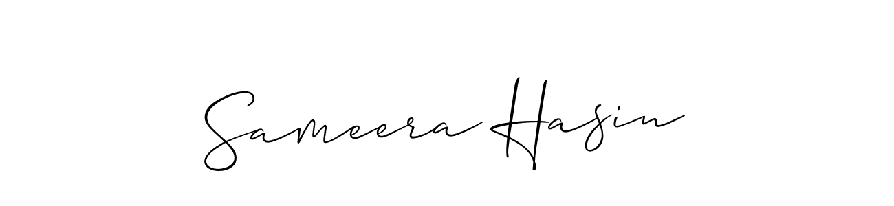 if you are searching for the best signature style for your name Sameera Hasin. so please give up your signature search. here we have designed multiple signature styles  using Allison_Script. Sameera Hasin signature style 2 images and pictures png