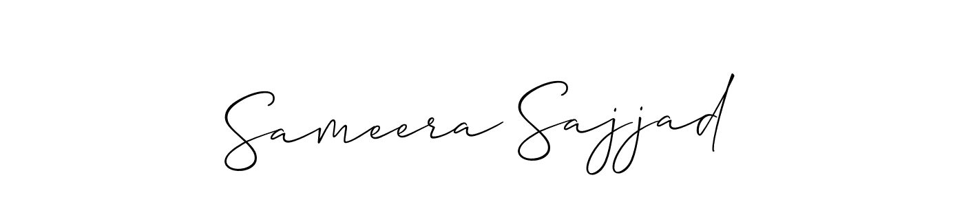 See photos of Sameera Sajjad official signature by Spectra . Check more albums & portfolios. Read reviews & check more about Allison_Script font. Sameera Sajjad signature style 2 images and pictures png