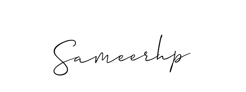 This is the best signature style for the Sameerhp name. Also you like these signature font (Allison_Script). Mix name signature. Sameerhp signature style 2 images and pictures png