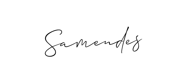 See photos of Samendes official signature by Spectra . Check more albums & portfolios. Read reviews & check more about Allison_Script font. Samendes signature style 2 images and pictures png