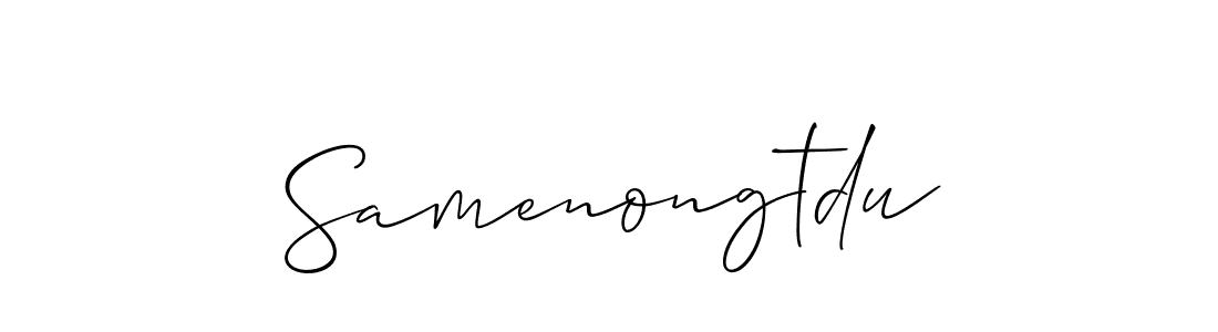 Check out images of Autograph of Samenongtdu name. Actor Samenongtdu Signature Style. Allison_Script is a professional sign style online. Samenongtdu signature style 2 images and pictures png