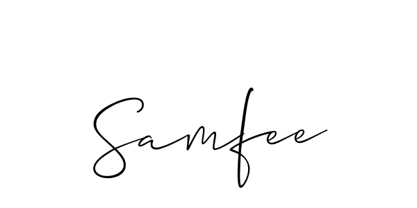 Here are the top 10 professional signature styles for the name Samfee. These are the best autograph styles you can use for your name. Samfee signature style 2 images and pictures png