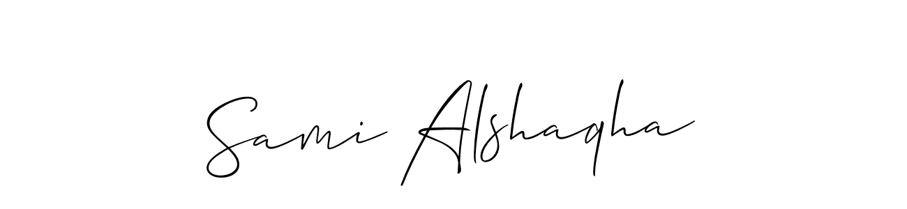 Make a beautiful signature design for name Sami Alshaqha. Use this online signature maker to create a handwritten signature for free. Sami Alshaqha signature style 2 images and pictures png