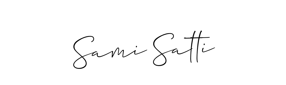 You can use this online signature creator to create a handwritten signature for the name Sami Satti. This is the best online autograph maker. Sami Satti signature style 2 images and pictures png
