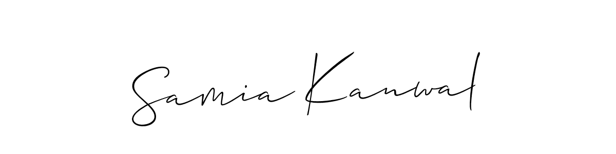 How to Draw Samia Kanwal signature style? Allison_Script is a latest design signature styles for name Samia Kanwal. Samia Kanwal signature style 2 images and pictures png