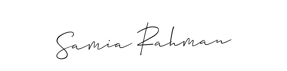 You can use this online signature creator to create a handwritten signature for the name Samia Rahman. This is the best online autograph maker. Samia Rahman signature style 2 images and pictures png