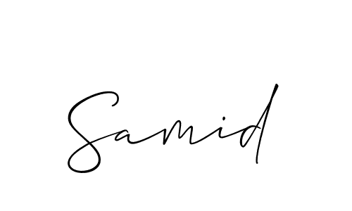 Once you've used our free online signature maker to create your best signature Allison_Script style, it's time to enjoy all of the benefits that Samid name signing documents. Samid signature style 2 images and pictures png