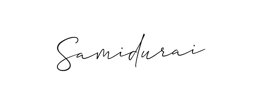 How to Draw Samidurai signature style? Allison_Script is a latest design signature styles for name Samidurai. Samidurai signature style 2 images and pictures png