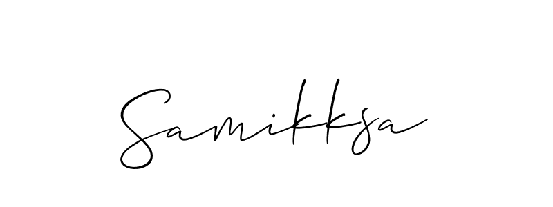 Samikksa stylish signature style. Best Handwritten Sign (Allison_Script) for my name. Handwritten Signature Collection Ideas for my name Samikksa. Samikksa signature style 2 images and pictures png