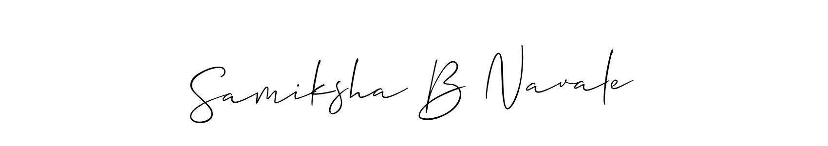 See photos of Samiksha B Navale official signature by Spectra . Check more albums & portfolios. Read reviews & check more about Allison_Script font. Samiksha B Navale signature style 2 images and pictures png