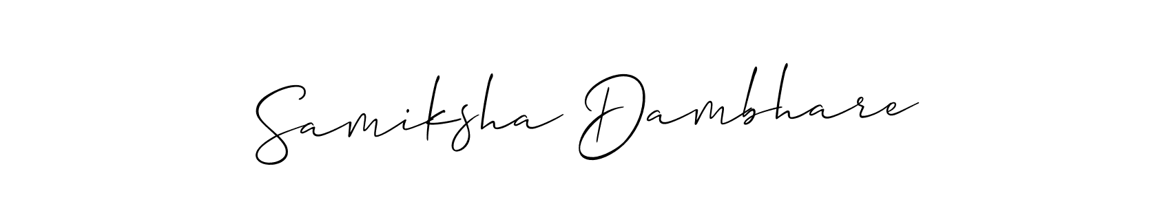 Here are the top 10 professional signature styles for the name Samiksha Dambhare. These are the best autograph styles you can use for your name. Samiksha Dambhare signature style 2 images and pictures png