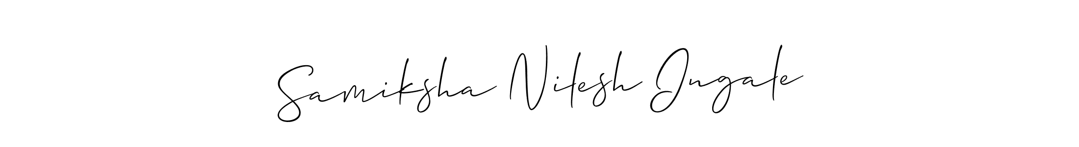 Here are the top 10 professional signature styles for the name Samiksha Nilesh Ingale. These are the best autograph styles you can use for your name. Samiksha Nilesh Ingale signature style 2 images and pictures png