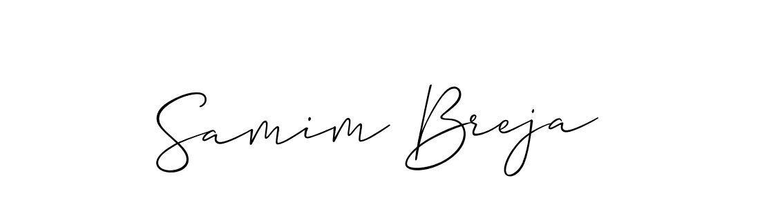 Check out images of Autograph of Samim Breja name. Actor Samim Breja Signature Style. Allison_Script is a professional sign style online. Samim Breja signature style 2 images and pictures png