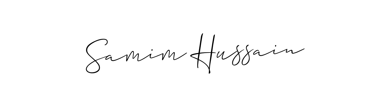 Make a beautiful signature design for name Samim Hussain. Use this online signature maker to create a handwritten signature for free. Samim Hussain signature style 2 images and pictures png
