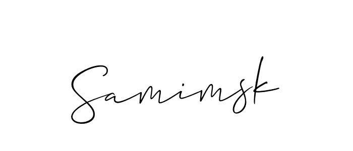 This is the best signature style for the Samimsk name. Also you like these signature font (Allison_Script). Mix name signature. Samimsk signature style 2 images and pictures png