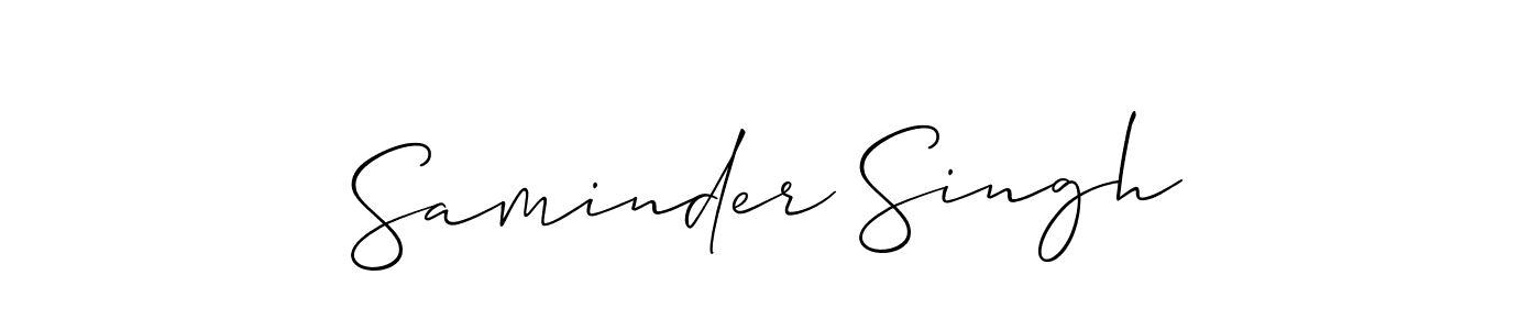 You can use this online signature creator to create a handwritten signature for the name Saminder Singh. This is the best online autograph maker. Saminder Singh signature style 2 images and pictures png