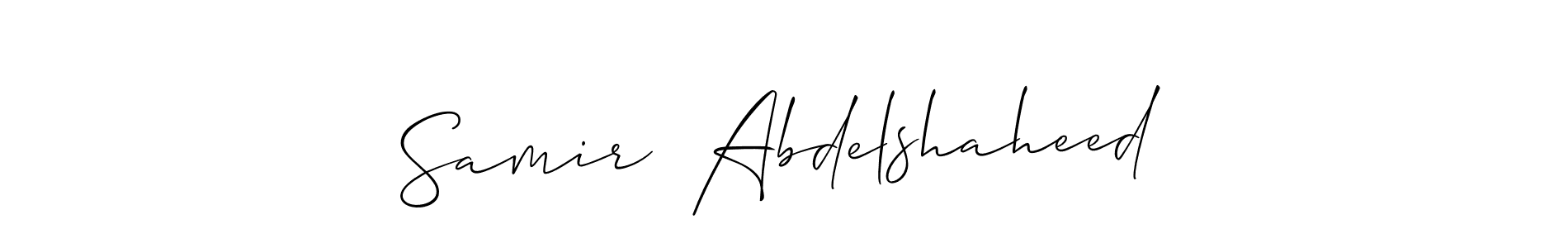 See photos of Samir  Abdelshaheed official signature by Spectra . Check more albums & portfolios. Read reviews & check more about Allison_Script font. Samir  Abdelshaheed signature style 2 images and pictures png