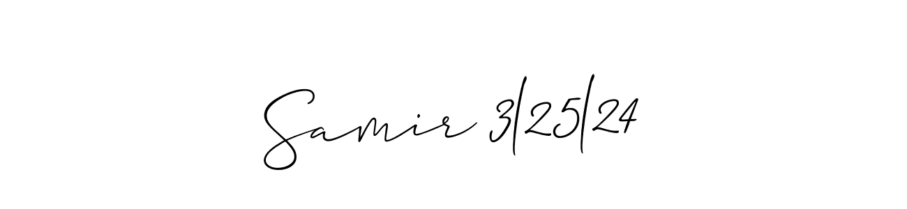 How to make Samir 3l25l24 signature? Allison_Script is a professional autograph style. Create handwritten signature for Samir 3l25l24 name. Samir 3l25l24 signature style 2 images and pictures png