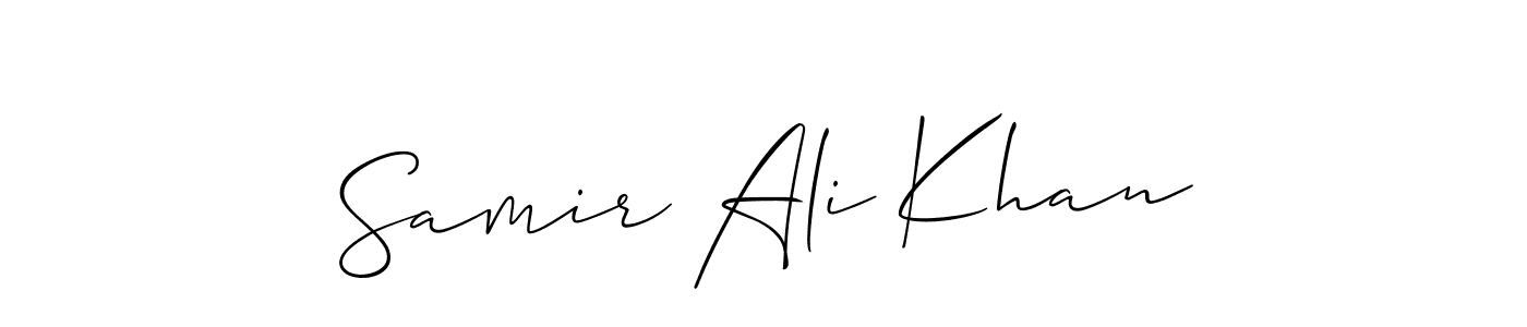 Once you've used our free online signature maker to create your best signature Allison_Script style, it's time to enjoy all of the benefits that Samir Ali Khan name signing documents. Samir Ali Khan signature style 2 images and pictures png