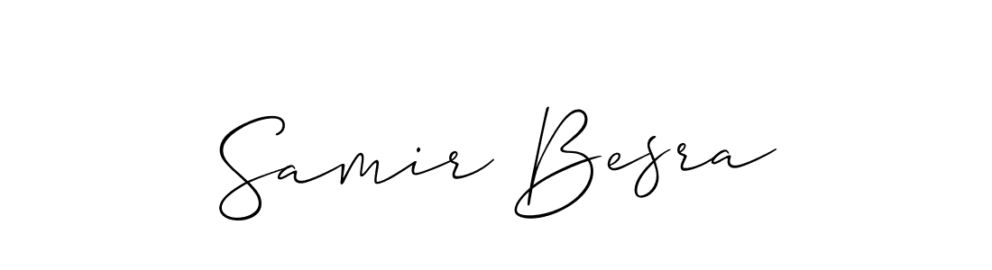 How to Draw Samir Besra signature style? Allison_Script is a latest design signature styles for name Samir Besra. Samir Besra signature style 2 images and pictures png